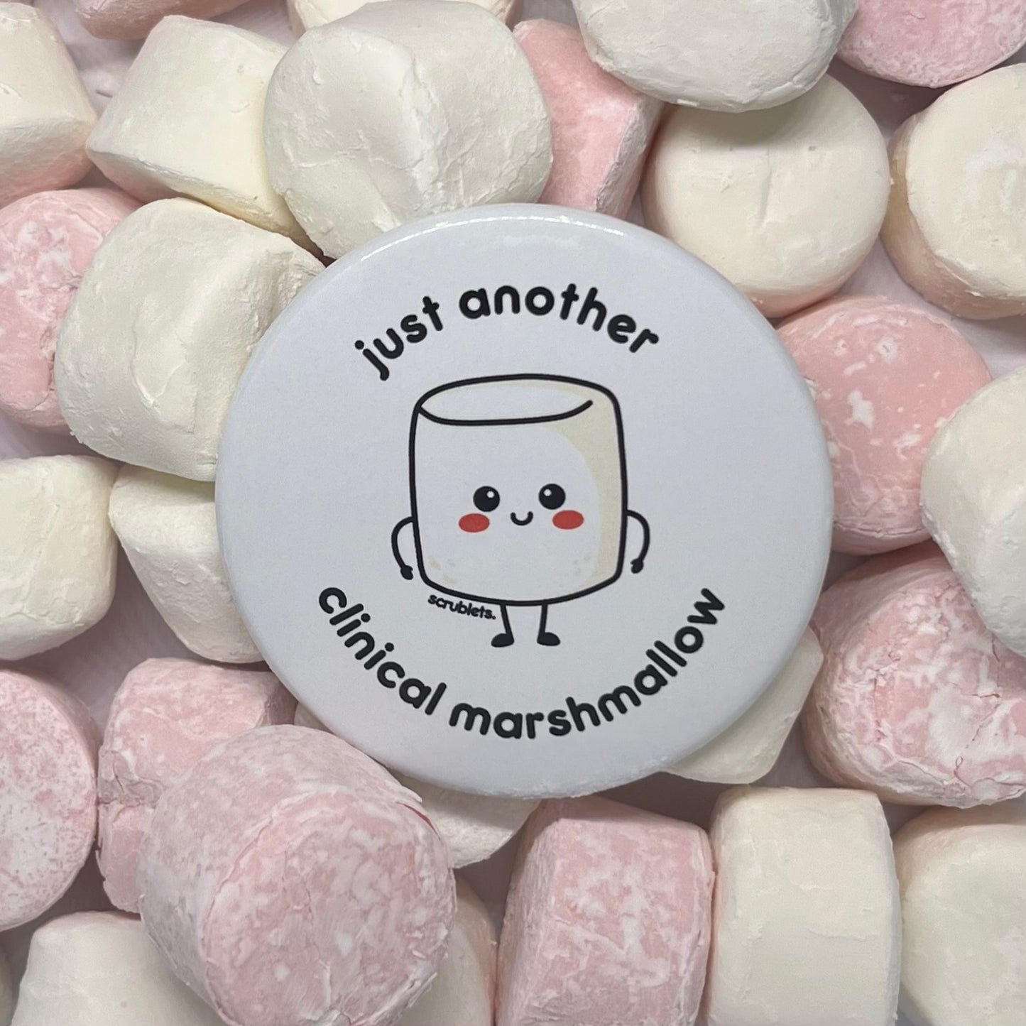 just another clinical marshmallow badge
